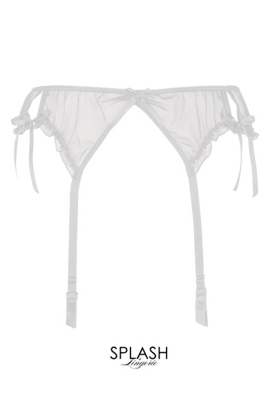 画像6: V-6462 | ガーターベルト・ホワイト・シースルー | AxamiSexy アクサミセクシー| ※メール便対象※輸入下着・高級ランジェリー   (6)