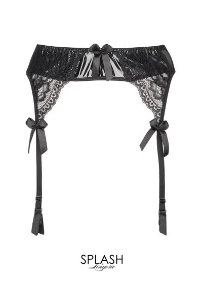 画像7: V-6472 | ガーターベルト・エナメル風フェイクレザー | AxamiSexy アクサミセクシー| ※メール便対象※輸入下着・高級ランジェリー   (7)