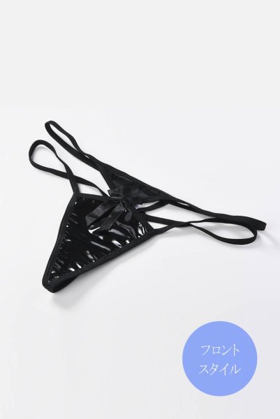 画像11: V-6478 | タンガ・Tバック・エナメル風フェイクレザー | AxamiSexy アクサミセクシー (11)