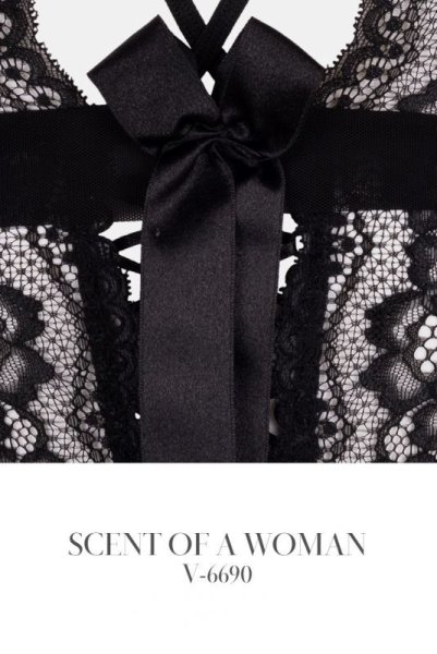 画像10: V-6690 | テディ・ボディスーツ・ノンワイヤー・クロッチ開閉式・ホルターネック | AxamiSexy アクサミセクシー (10)