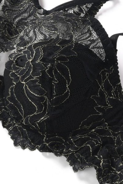 画像5: V-8261 | ホルターネックブラ・セミソフト・バラ柄・ストラップ取り外しOK | AxamiSexy アクサミセクシー| 輸入下着・高級ランジェリー   (5)