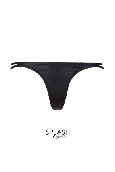 画像2: V-8348 | Gストリング・Tバック・Wストリング・レザー風 | AxamiSexy アクサミセクシー (2)