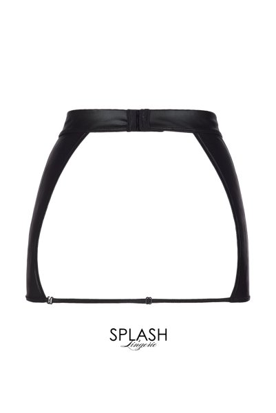 画像6: V-8409 | スカート・バックシャン・ボンデージ・レザー風 | AxamiSexy アクサミセクシー (6)