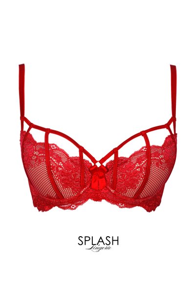 画像7: V-8981 | セミソフトブラジャー・ストラッピー | AxamiSexy アクサミセクシー| 輸入下着・高級ランジェリー   (7)