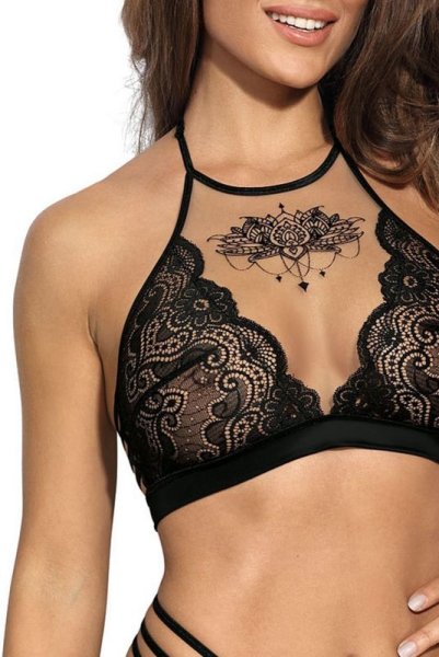 画像3: V-9010 | ブラレット・ノンパテッドブラ・シースルー | AxamiSexy アクサミセクシー| ※メール便対象商品※輸入下着・高級ランジェリー   (3)