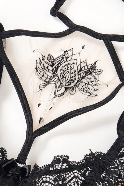 画像13: V-9021 | チョーカー付きセミソフトシェルフブラジャー・オープンバスト | AxamiSexy アクサミセクシー (13)