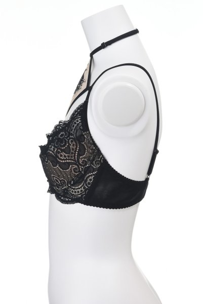 画像9: V-9021 | チョーカー付きセミソフトシェルフブラジャー・オープンバスト | AxamiSexy アクサミセクシー (9)