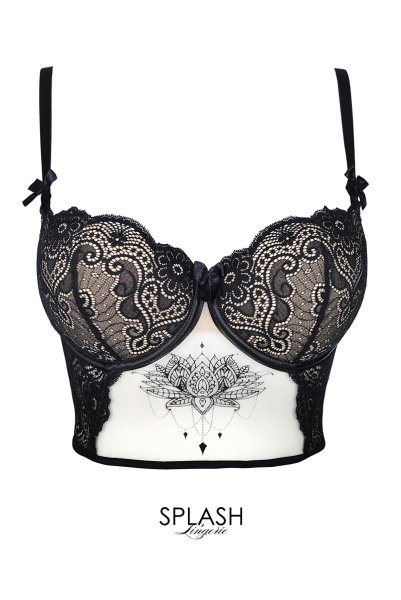 画像7: V-9031 | ロングブラジャー・デミカップ・1/2カップ | AxamiSexy アクサミセクシー| 輸入下着・高級ランジェリー   (7)