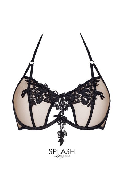 画像7: V-8841 | 一枚レースブラ・ノンパテッドブラ・レースの裏地付き | AxamiSexy アクサミセクシー| ※メール便対象商品※輸入下着・高級ランジェリー   (7)