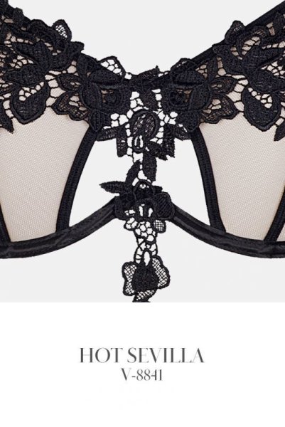 画像15: V-8841 | 一枚レースブラ・ノンパテッドブラ・レースの裏地付き | AxamiSexy アクサミセクシー| ※メール便対象商品※輸入下着・高級ランジェリー   (15)