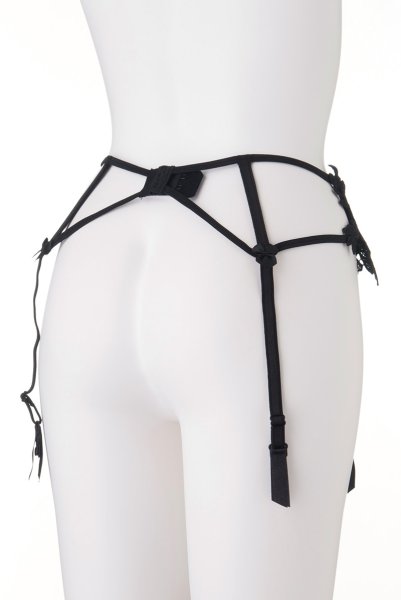 画像10: V-8842 | ガーターベルト・ブラック・花柄レース | AxamiSexy アクサミセクシー| ※メール便対象※輸入下着・高級ランジェリー   (10)