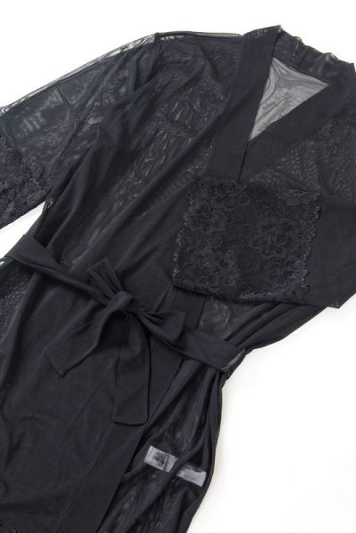 画像12: V-8840 | ナイトローブ・シースルー・ガウン | AxamiSexy アクサミセクシー| 輸入下着・高級ランジェリー   (12)