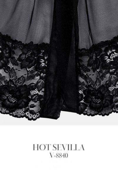 画像14: V-8840 | ナイトローブ・シースルー・ガウン | AxamiSexy アクサミセクシー| 輸入下着・高級ランジェリー   (14)