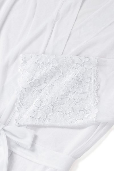 画像11: V-8850 | ナイトローブ・純白・シースルー・ガウン | AxamiSexy アクサミセクシー| 輸入下着・高級ランジェリー   (11)