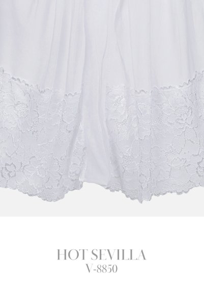 画像14: V-8850 | ナイトローブ・純白・シースルー・ガウン | AxamiSexy アクサミセクシー| 輸入下着・高級ランジェリー   (14)