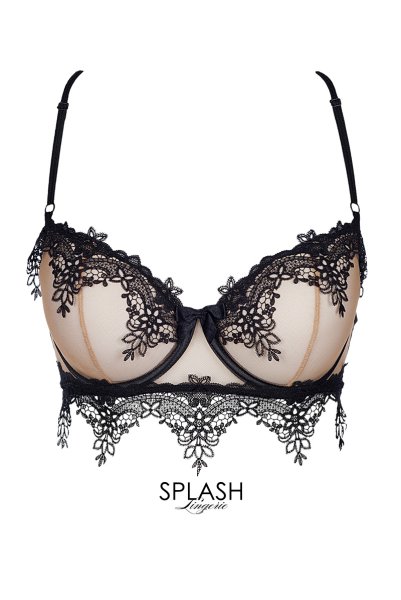 画像7: V-8901 | 一枚レースブラ・ノンパテッドブラ・レースの裏地付き・ワイヤー入り | AxamiSexy アクサミセクシー| ※メール便対象商品※輸入下着・高級ランジェリー   (7)