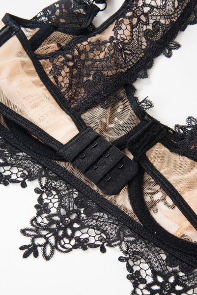 画像14: V-8901 | 一枚レースブラ・ノンパテッドブラ・レースの裏地付き・ワイヤー入り | AxamiSexy アクサミセクシー| ※メール便対象商品※輸入下着・高級ランジェリー   (14)