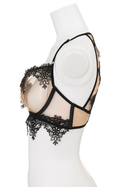 画像10: V-8901 | 一枚レースブラ・ノンパテッドブラ・レースの裏地付き・ワイヤー入り | AxamiSexy アクサミセクシー| ※メール便対象商品※輸入下着・高級ランジェリー   (10)