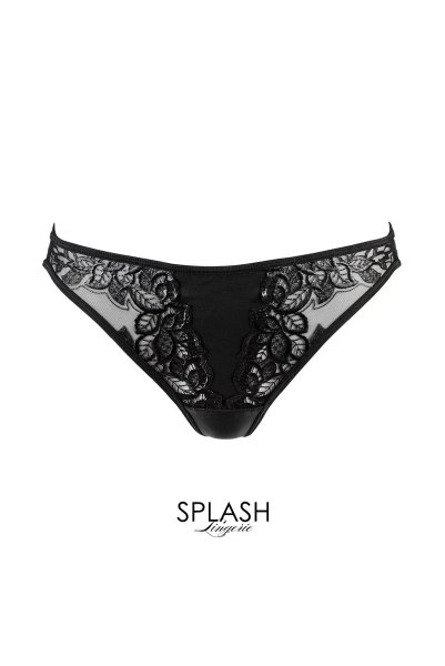 画像7: V-9448 | タンガ・Tバック・フェイクレザー・エナメル風レース | AxamiSexy アクサミセクシー (7)