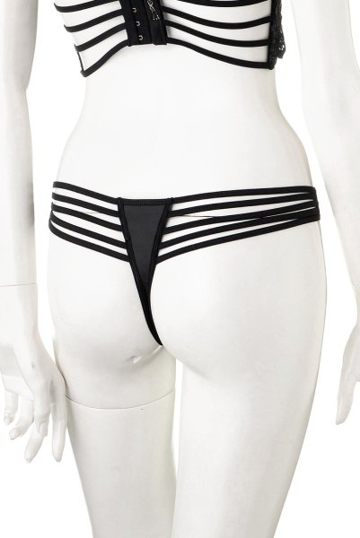 画像10: V-9448 | タンガ・Tバック・フェイクレザー・エナメル風レース | AxamiSexy アクサミセクシー (10)