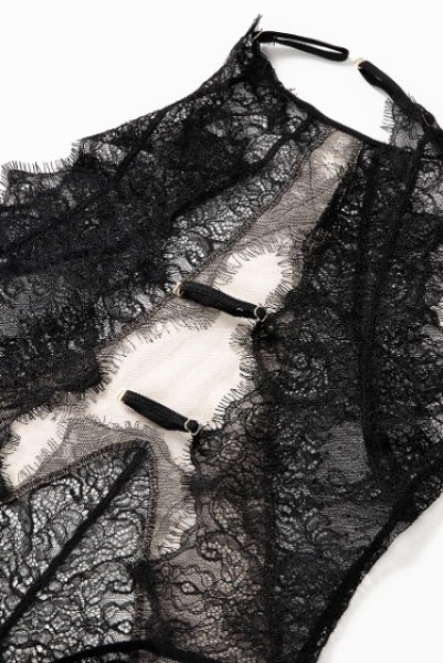画像13: V-9490 | シースルーテディ・ボディ・ノンワイヤー | AxamiSexy アクサミセクシー (13)