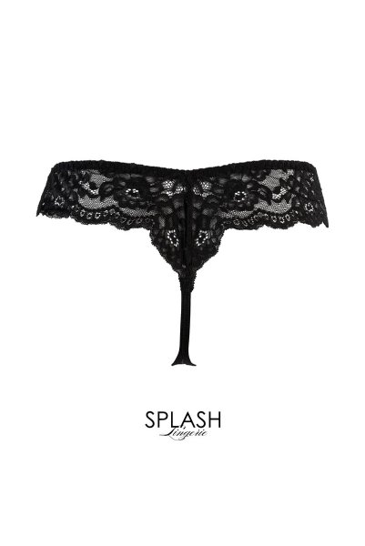 画像8: V-9498 | タンガ・Tバック・ベージュ×ブラック | AxamiSexy アクサミセクシー (8)