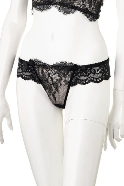 画像9: V-9498 | タンガ・Tバック・ベージュ×ブラック | AxamiSexy アクサミセクシー (9)