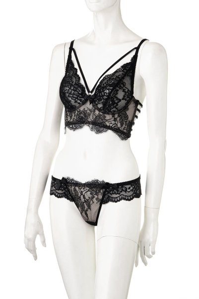 画像15: V-9498 | タンガ・Tバック・ベージュ×ブラック | AxamiSexy アクサミセクシー (15)