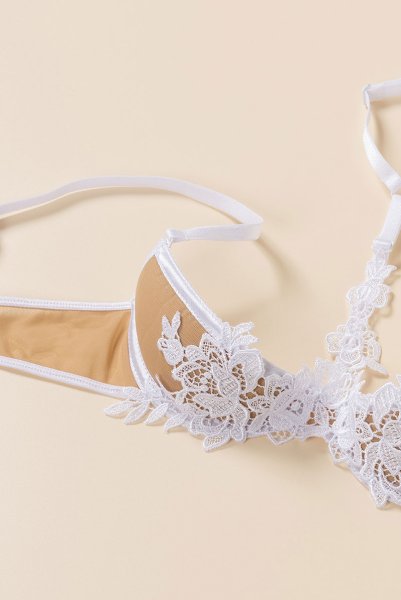 画像12: V-9641 | オープンバストブラジャー・シェルフブラ・1/4カップ | AxamiSexy アクサミセクシー (12)