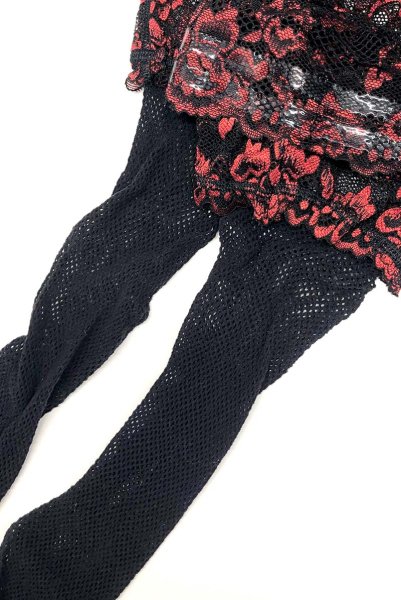 画像8: V-10014 | ガーターストッキング・網タイツ・シリコン付き | AxamiSexy アクサミセクシー (8)