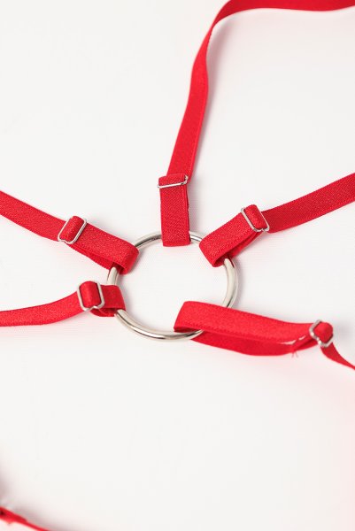 画像10: V-9806｜ボディハーネス・レッド｜AxamiSexy アクサミセクシー【サイズ交換NG・メール便対象】輸入下着・高級ランジェリー  (10)