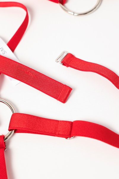 画像11: V-9806｜ボディハーネス・レッド｜AxamiSexy アクサミセクシー【サイズ交換NG・メール便対象】輸入下着・高級ランジェリー  (11)