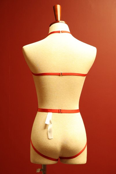 画像15: V-9806｜ボディハーネス・レッド｜AxamiSexy アクサミセクシー【サイズ交換NG・メール便対象】輸入下着・高級ランジェリー  (15)