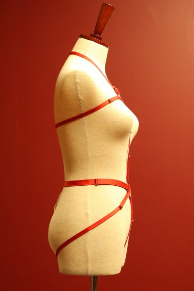 画像16: V-9806｜ボディハーネス・レッド｜AxamiSexy アクサミセクシー【サイズ交換NG・メール便対象】輸入下着・高級ランジェリー  (16)