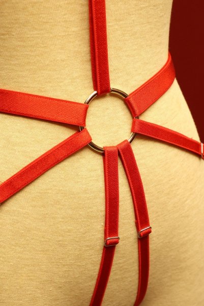 画像18: V-9806｜ボディハーネス・レッド｜AxamiSexy アクサミセクシー【サイズ交換NG・メール便対象】輸入下着・高級ランジェリー  (18)