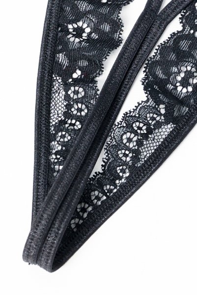 画像12: V-9818｜オープンクロッチタンガ・Tバック・ブラック｜AxamiSexy アクサミセクシー【サイズ交換NG・メール便対象】輸入下着・高級ランジェリー   (12)