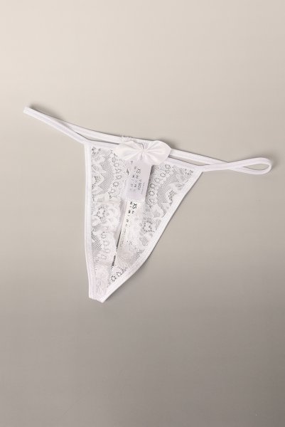 画像8: V-9828｜オープンクロッチタンガ・Tバック・ホワイト｜AxamiSexy アクサミセクシー【サイズ交換NG・メール便対象】輸入下着・高級ランジェリー   (8)