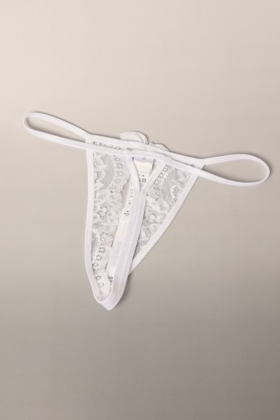 画像9: V-9828｜オープンクロッチタンガ・Tバック・ホワイト｜AxamiSexy アクサミセクシー【サイズ交換NG・メール便対象】輸入下着・高級ランジェリー   (9)