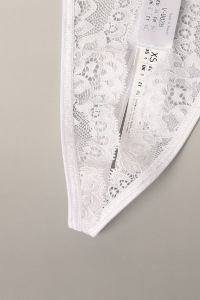 画像11: V-9828｜オープンクロッチタンガ・Tバック・ホワイト｜AxamiSexy アクサミセクシー【サイズ交換NG・メール便対象】輸入下着・高級ランジェリー   (11)