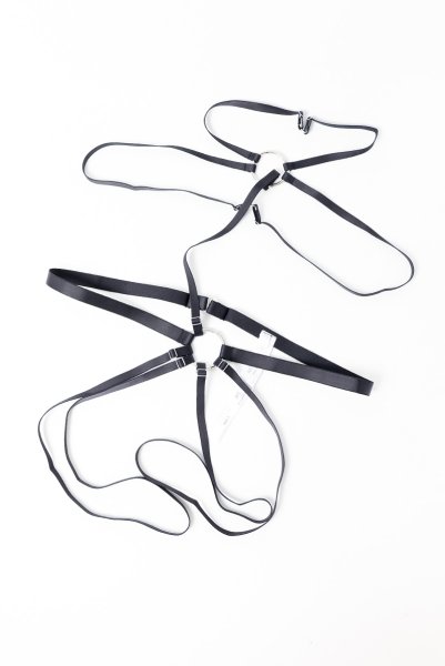 画像8: V-9866｜ボディハーネス・ブラック｜AxamiSexy アクサミセクシー【サイズ交換NG・メール便対象】輸入下着・高級ランジェリー  (8)