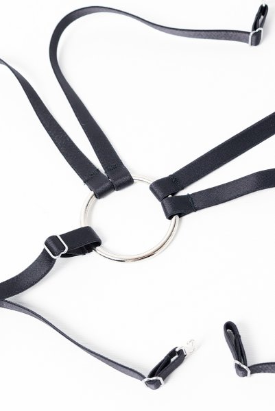 画像10: V-9866｜ボディハーネス・ブラック｜AxamiSexy アクサミセクシー【サイズ交換NG・メール便対象】輸入下着・高級ランジェリー  (10)