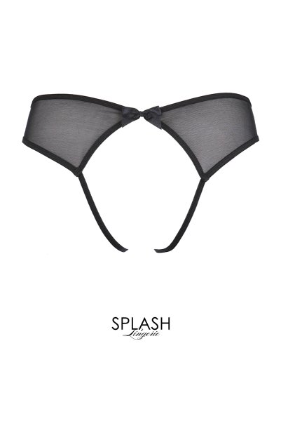 画像2: V-9863｜オープンクロッチショーツ・ブラック｜AxamiSexy アクサミセクシー【サイズ交換NG・メール便対象】輸入下着・高級ランジェリー   (2)