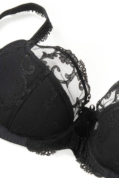 画像12: 【30%OFF】SYBILA-black-B150 | フルカップ・ワイヤーブラ・セミソフトブラ・大きいサイズ・C〜Kカップ・ブラック | ewabien エヴァビアン| 輸入下着・高級ランジェリー  (12)