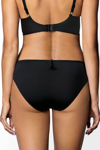 画像2: 【30%OFF】SYBILA-black-C102 | ノーマルショーツ・シースルー・ブラック  | ewabien エヴァビアン※メール便対象※輸入下着・高級ランジェリー (在庫限り) (2)