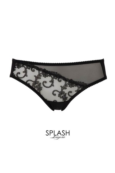 画像7: 【30%OFF】SYBILA-black-C102 | ノーマルショーツ・シースルー・ブラック  | ewabien エヴァビアン※メール便対象※輸入下着・高級ランジェリー (在庫限り) (7)