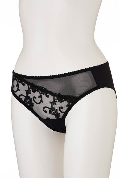 画像8: 【30%OFF】SYBILA-black-C102 | ノーマルショーツ・シースルー・ブラック  | ewabien エヴァビアン※メール便対象※輸入下着・高級ランジェリー (在庫限り) (8)