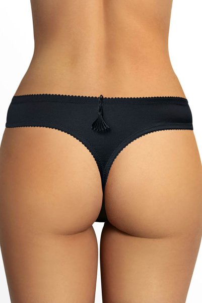 画像2: 【30%OFF】SYBILA-black-C200 | タンガ・Tバック・シースルー・ブラック  | ewabien エヴァビアン (2)