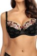 画像5: 【30%OFF】ROSANA-black-B150 | フルカップ・ワイヤーブラ・セミソフトブラ・大きいサイズ・B〜Kカップ・ブラック・レッド・レース | ewabien エヴァビアン (5)
