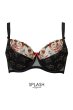 画像7: 【30%OFF】ROSANA-black-B150 | フルカップ・ワイヤーブラ・セミソフトブラ・大きいサイズ・B〜Kカップ・ブラック・レッド・レース | ewabien エヴァビアン (7)