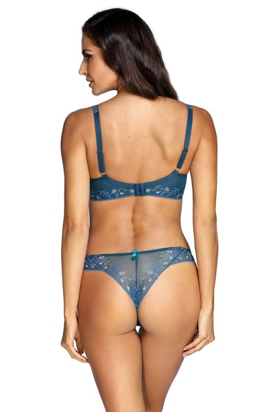画像4: 【30%OFF】NADEEN-azure-C322 | ブラジリアンタンガ・Tバック・シースルー・アズール・ブルー  | ewabien エヴァビアン (4)
